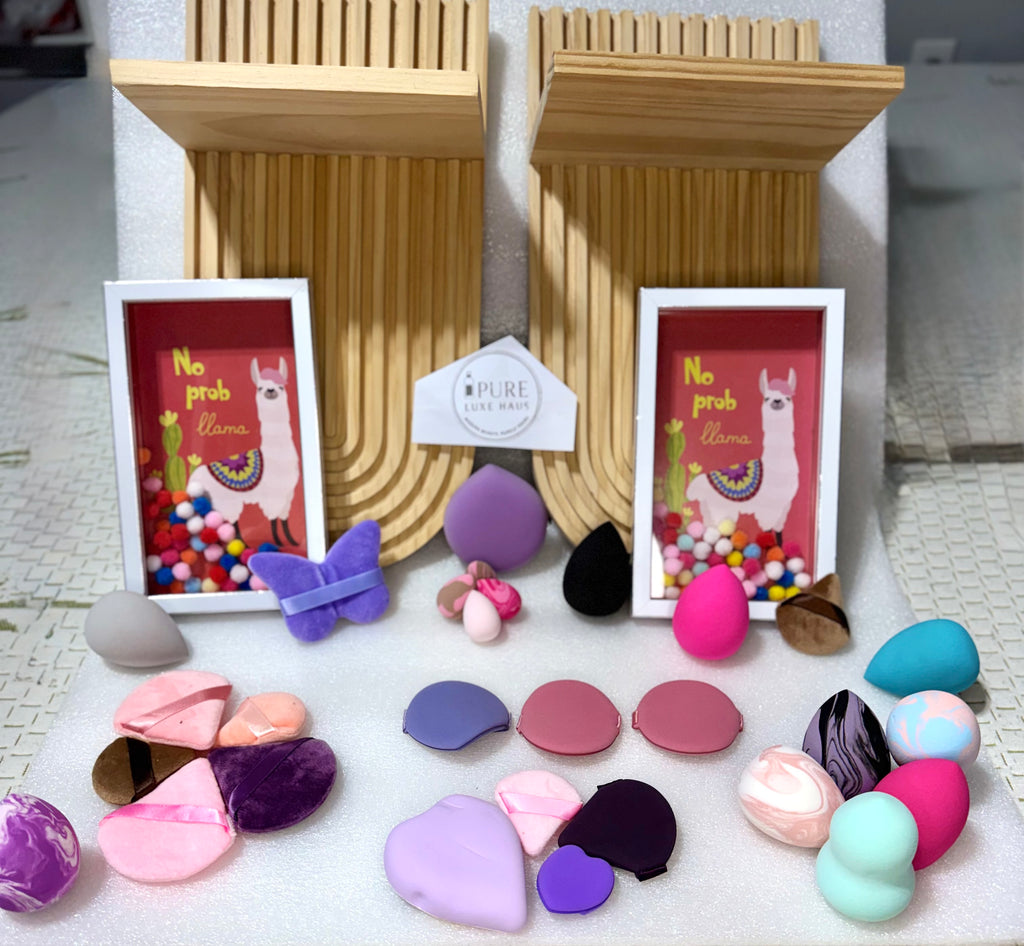 20-Piece Makeup Sponge Set | Beauty Blender Bundle | Mixed Shapes & Colors | Full Face Foundation Sponges | Handpacked