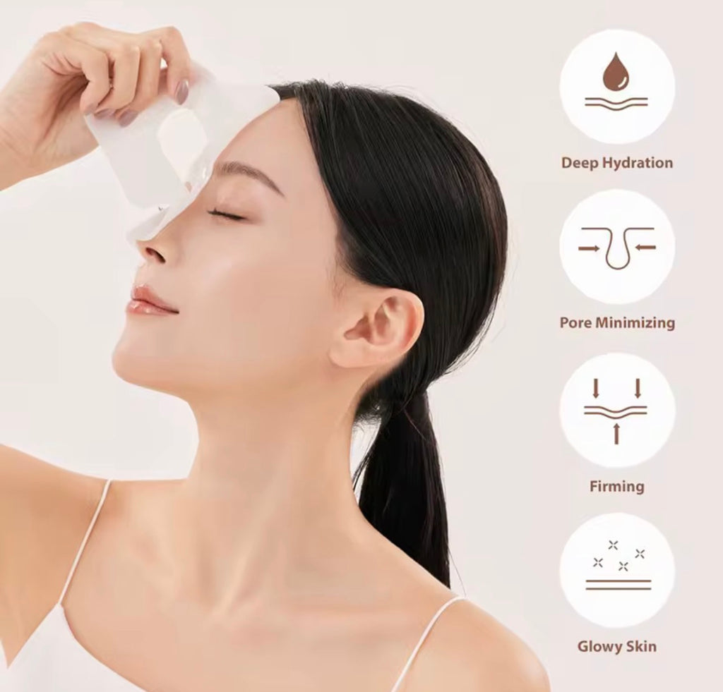 Deep Collagen Hydrogel Face Jelly Mask Set – 4 Pack | Glowing Hydrated Skin