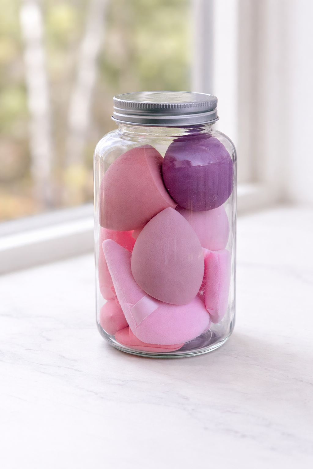 LuxeBlend Collection™ – 14-Piece Professional Makeup Sponge Set Latex-Free Beauty Blender Kit Soft Foundation Concealer