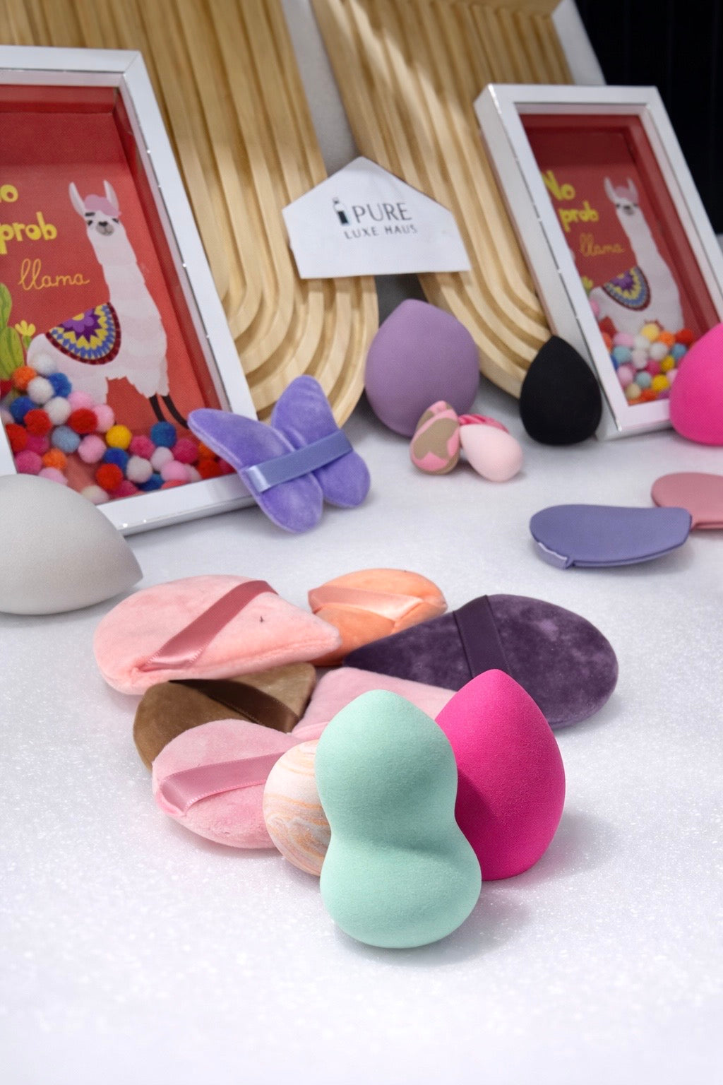 20-Piece Makeup Sponge Set | Beauty Blender Bundle | Mixed Shapes & Colors | Full Face Foundation Sponges | Handpacked