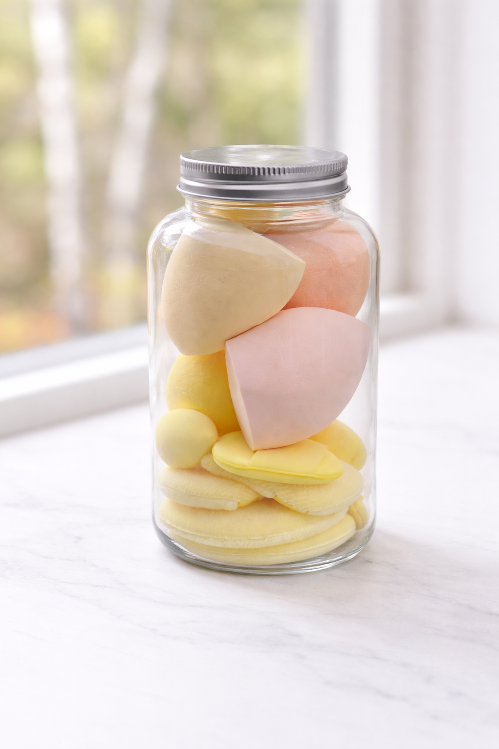 LuxeBlend Collection™ – 14-Piece Professional Makeup Sponge Set Latex-Free Beauty Blender Kit Soft Foundation Concealer