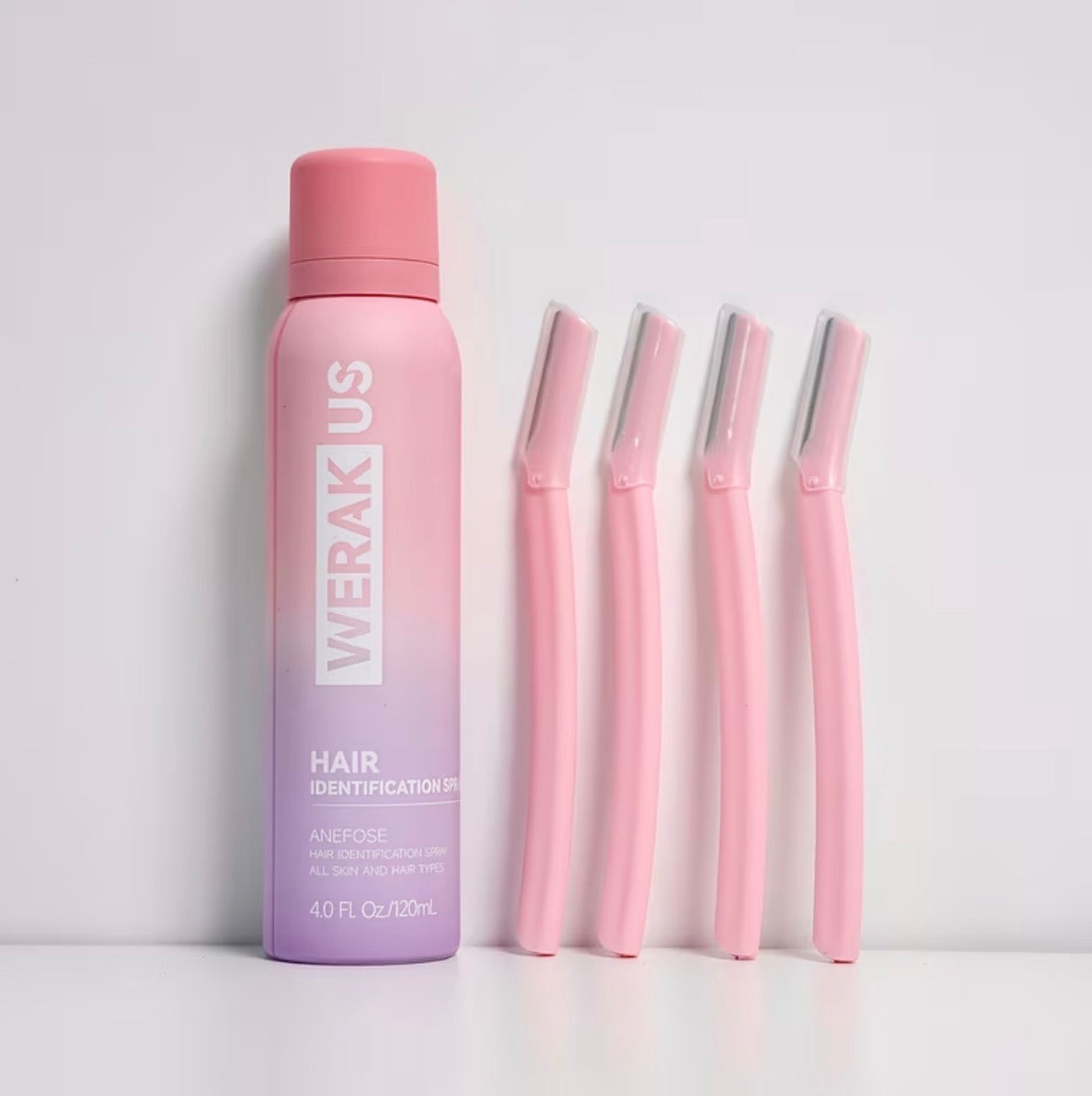 Smooth Skin Savior: Dermaplaning Razor Set with Peach Fuzz Remover Mist Handpacked