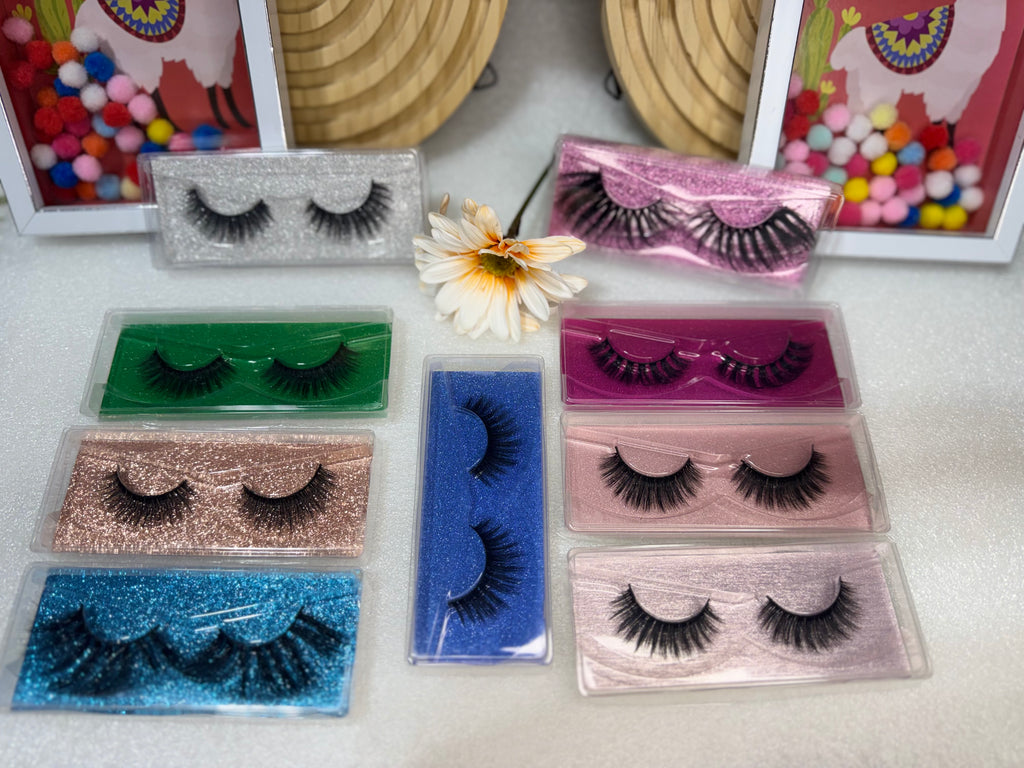 5 Pairs Luxury False Eyelashes | Dramatic & Wispy Lashes | Reusable Mink-Style Lashes | Glam Lash Set | Pure Luxe Haus