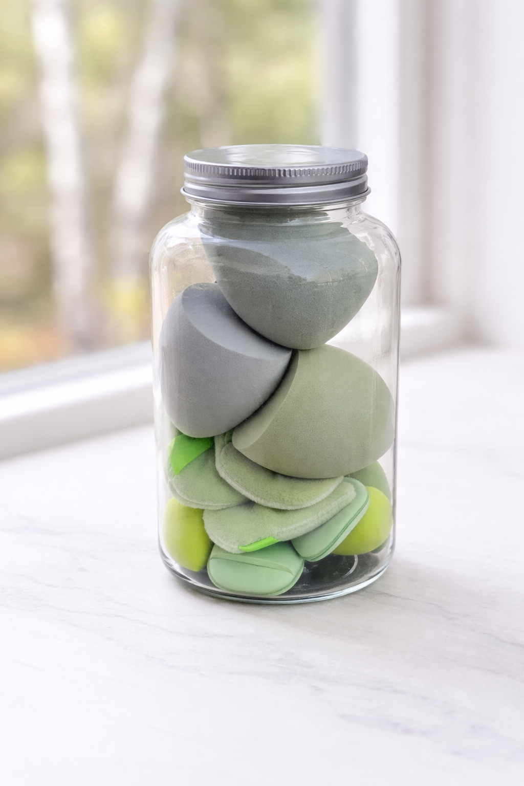 LuxeBlend Collection™ – 14-Piece Professional Makeup Sponge Set Latex-Free Beauty Blender Kit Soft Foundation Concealer