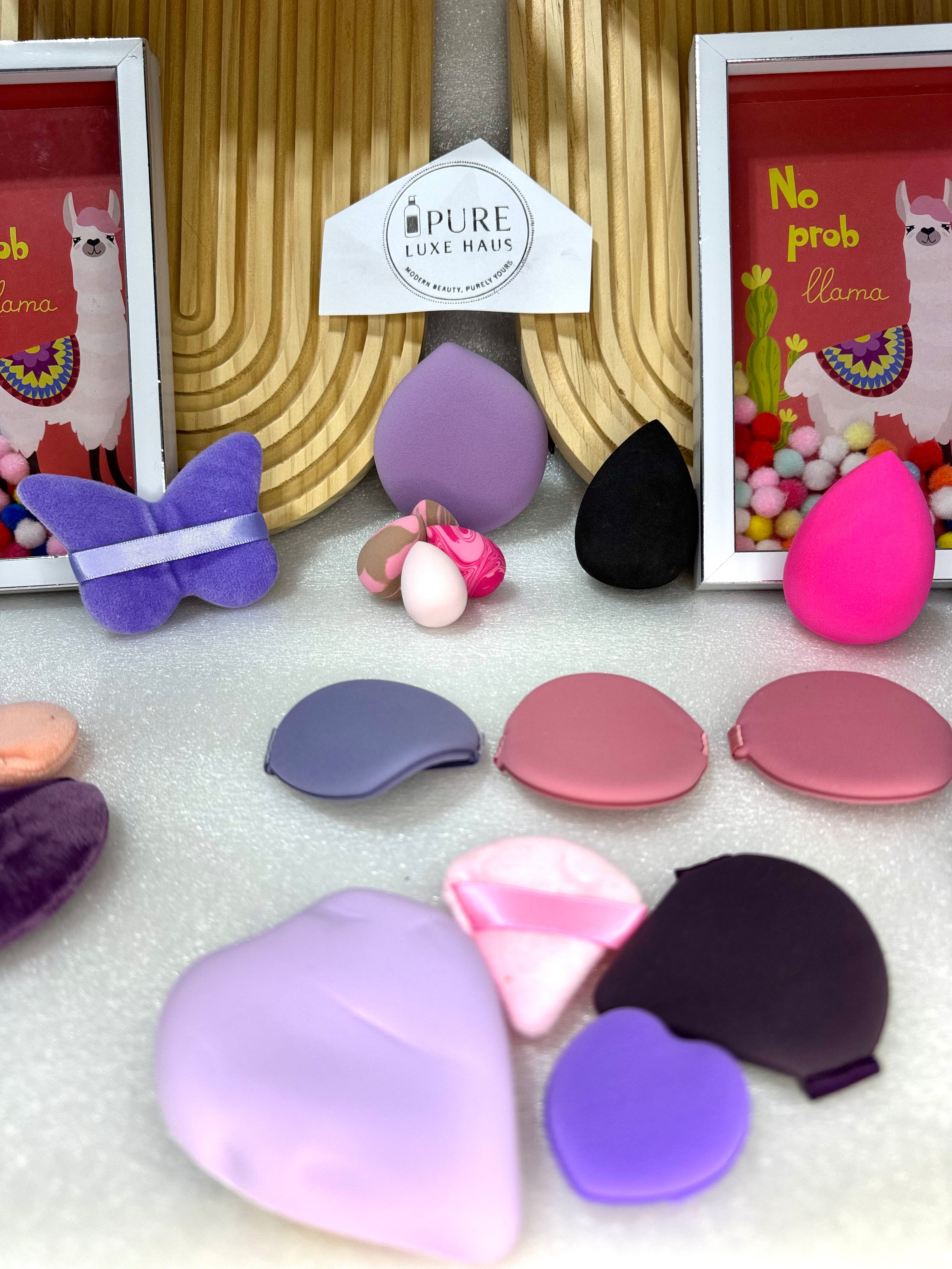 20-Piece Makeup Sponge Set | Beauty Blender Bundle | Mixed Shapes & Colors | Full Face Foundation Sponges | Handpacked