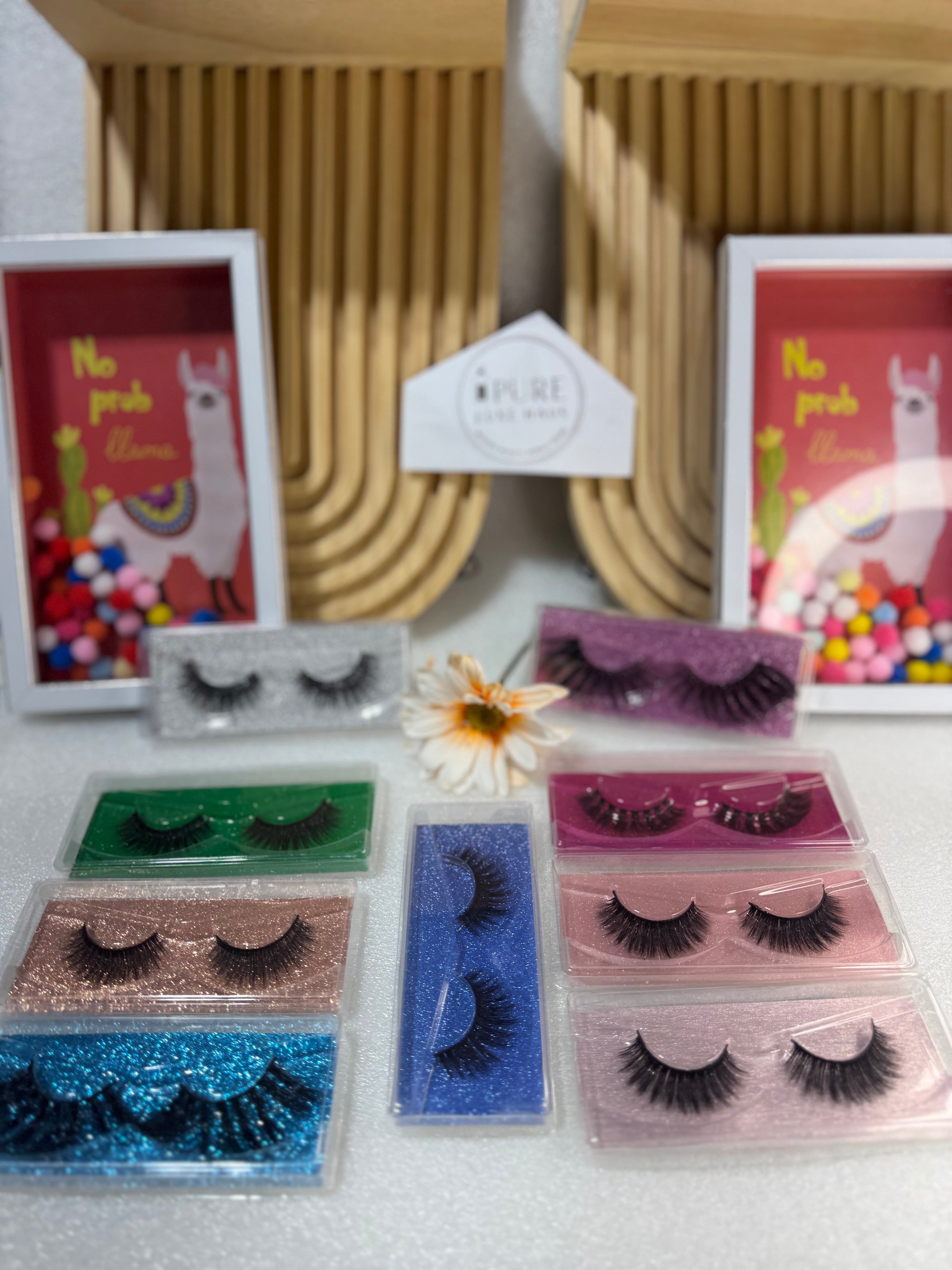 5 Pairs Luxury False Eyelashes | Dramatic & Wispy Lashes | Reusable Mink-Style Lashes | Glam Lash Set | Pure Luxe Haus