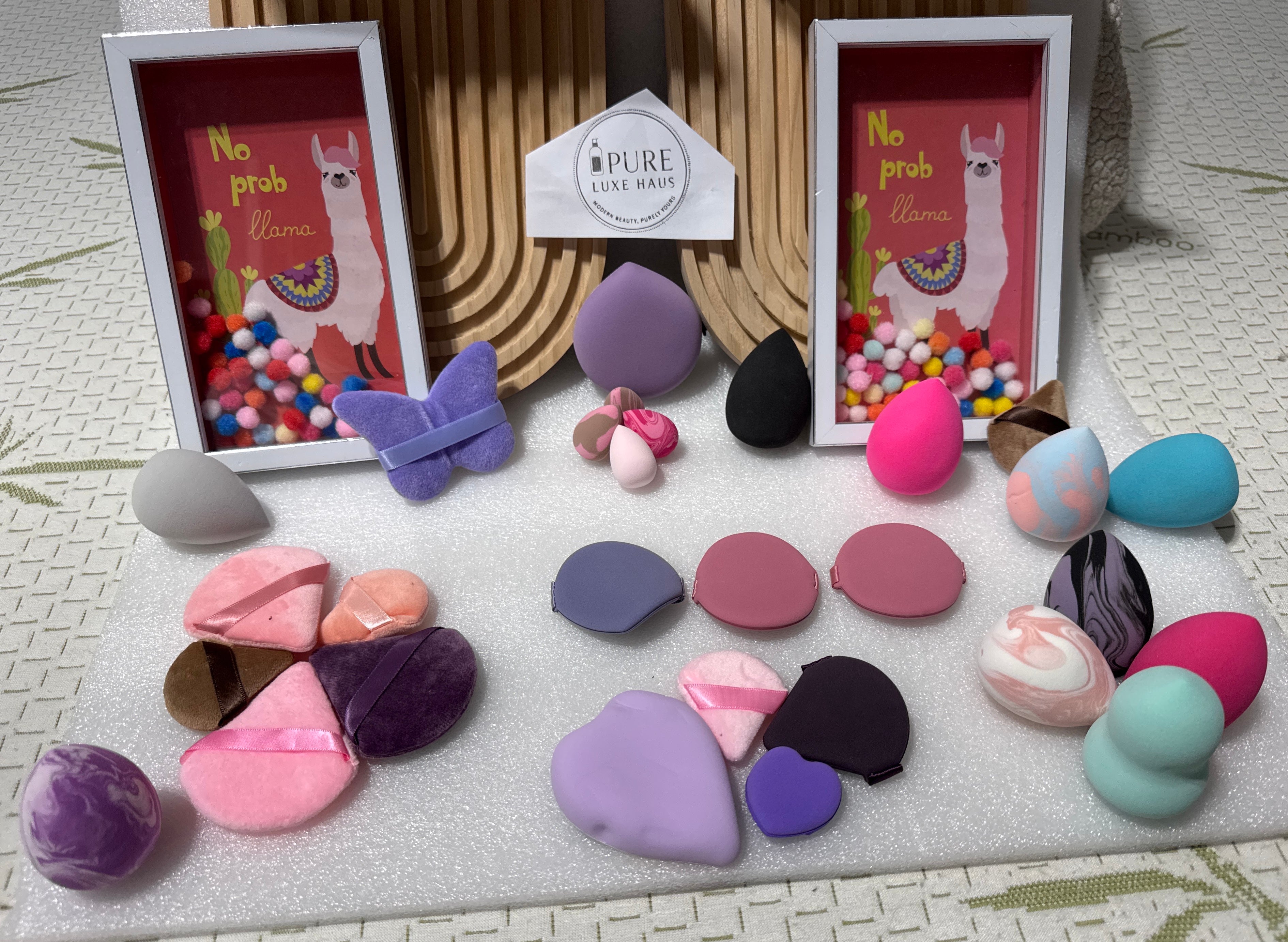 20-Piece Makeup Sponge Set | Beauty Blender Bundle | Mixed Shapes & Colors | Full Face Foundation Sponges | Handpacked