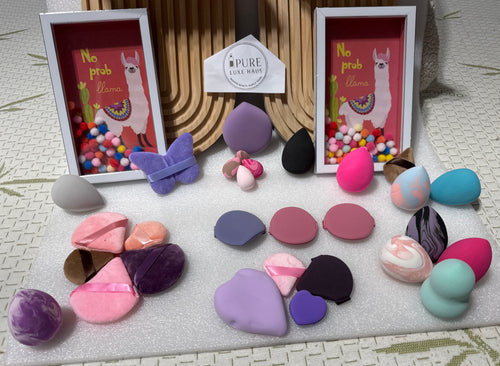 20-Piece Makeup Sponge Set | Beauty Blender Bundle | Mixed Shapes & Colors | Full Face Foundation Sponges | Handpacked