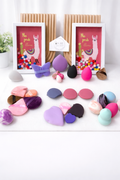 20-Piece Makeup Sponge Set | Beauty Blender Bundle | Mixed Shapes & Colors | Full Face Foundation Sponges | Handpacked