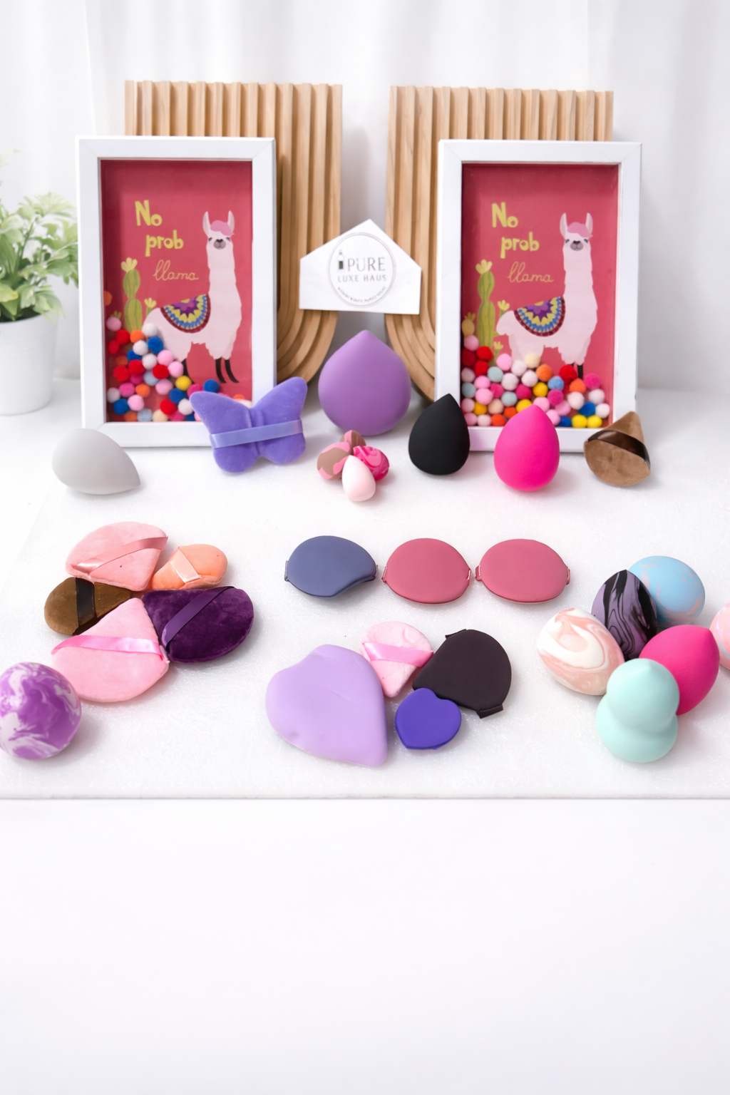 20-Piece Makeup Sponge Set | Beauty Blender Bundle | Mixed Shapes & Colors | Full Face Foundation Sponges | Handpacked